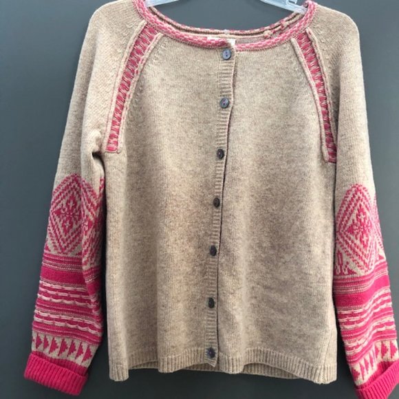 Fair Isle lambswool cardigan. NWOT from Sundance. - Picture 1 of 7